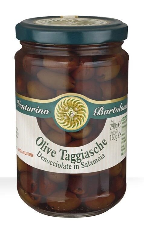 Oliivid "Taggiasca" ilma kivideta, soolvees 290/160g