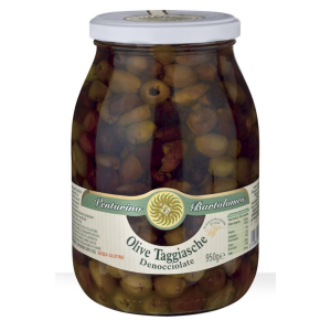 Oliivid "Taggiasche" ilma kivideta EVO õlis 950g (Itaalia)