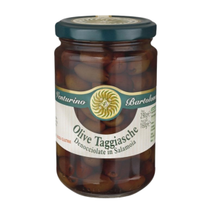 Oliivid "Taggiasca" ilma kivideta, soolvees 290/160g